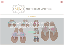 Tablet Screenshot of monogrammadness.net